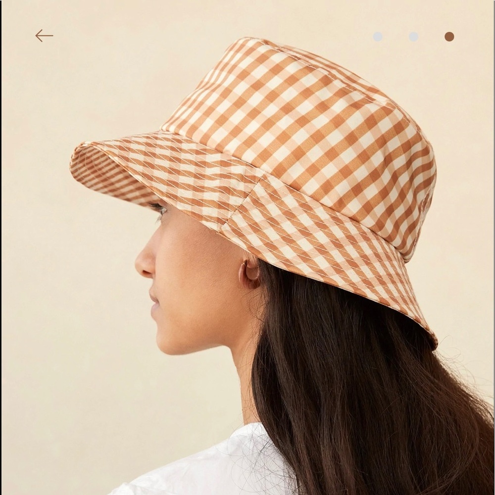 Brand new with tags gingham bucket hat